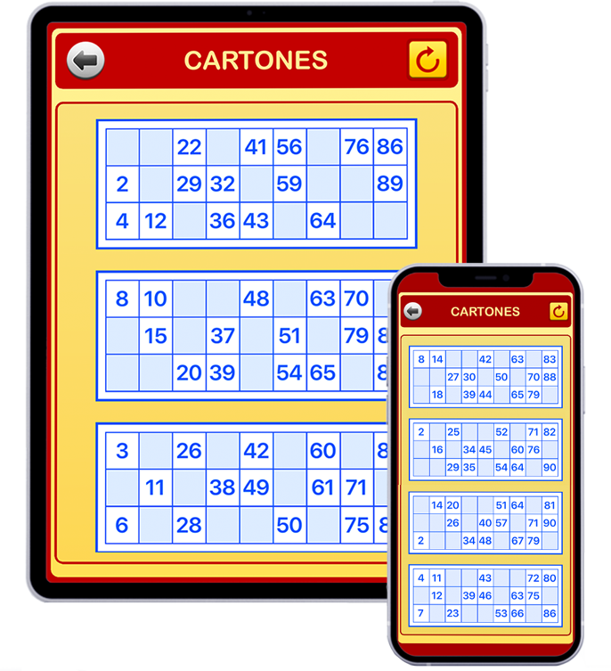 Cartones de Bingo